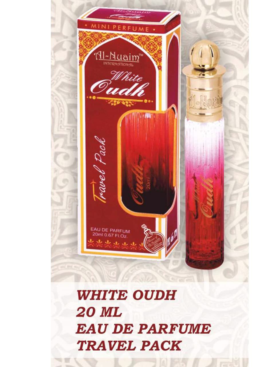 Buy AlNuaim White Oudh Attar Pocket Perfume Travel Pack For Men