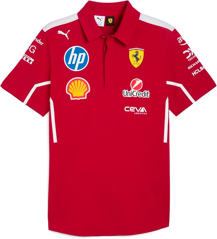 2025 Scuderia Ferrari Proポロシャツ Amazon.com : PUMA Scuderia Ferrari F1 2025 Team Polo - Men - Red