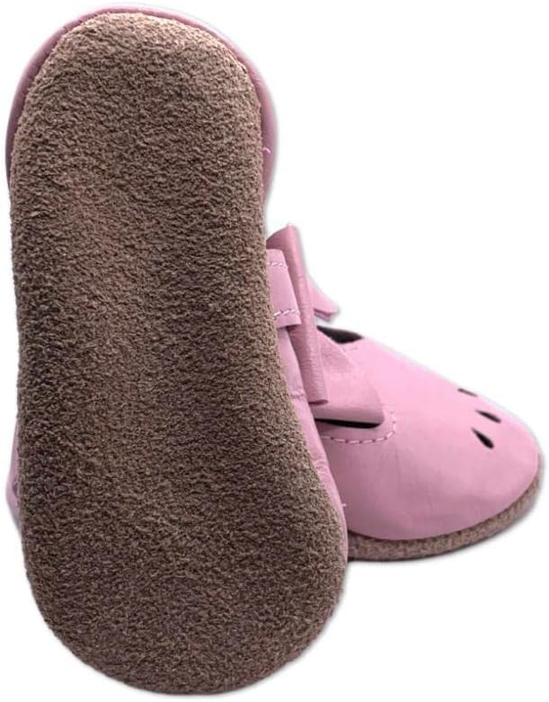 Real Leather easy-on Baby Shoes (USA BRAND) (Pink, us_footwear_size_system, infant, age_range, medium, 9_months, 12_months) | Image 2