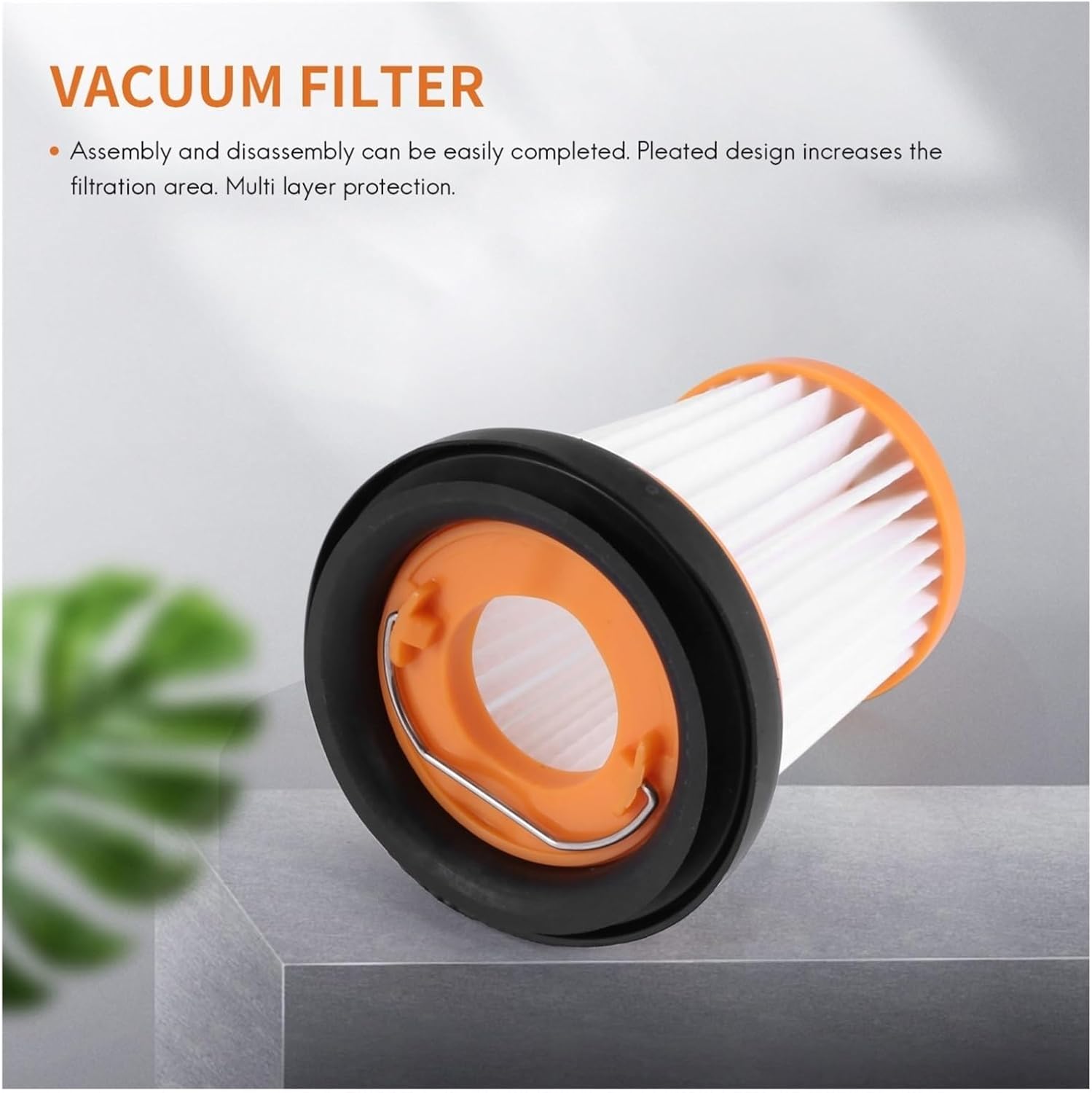 8 Pcs Handheld Vacuum Cleaner Replacement Filter Accessories, Compatible For Shark ION W1 S87 WV200, WV201, WV205, WV220