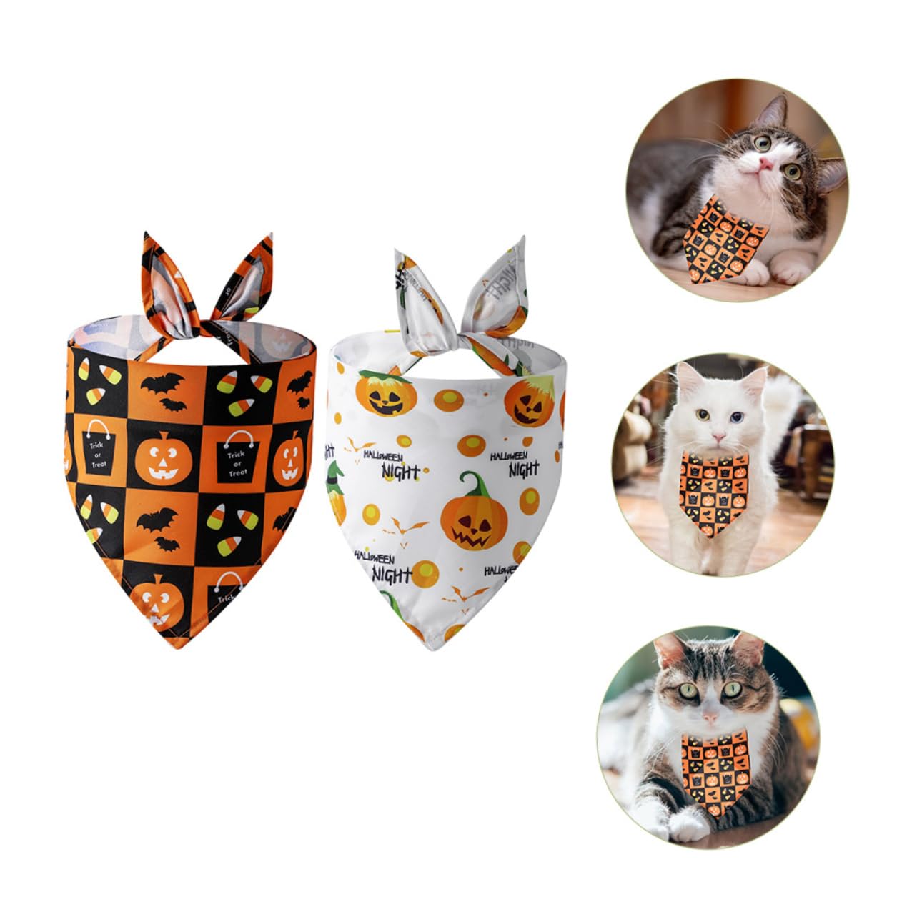 BESPORTBLE 10 PCS Pet Triangolo Asciugamano Vacanza Bandane per Cani Halloween Pet Sciarpa Halloween Cane Triangolo Sciarpa Bavaglini Silenziatore Sciarpa del Cane