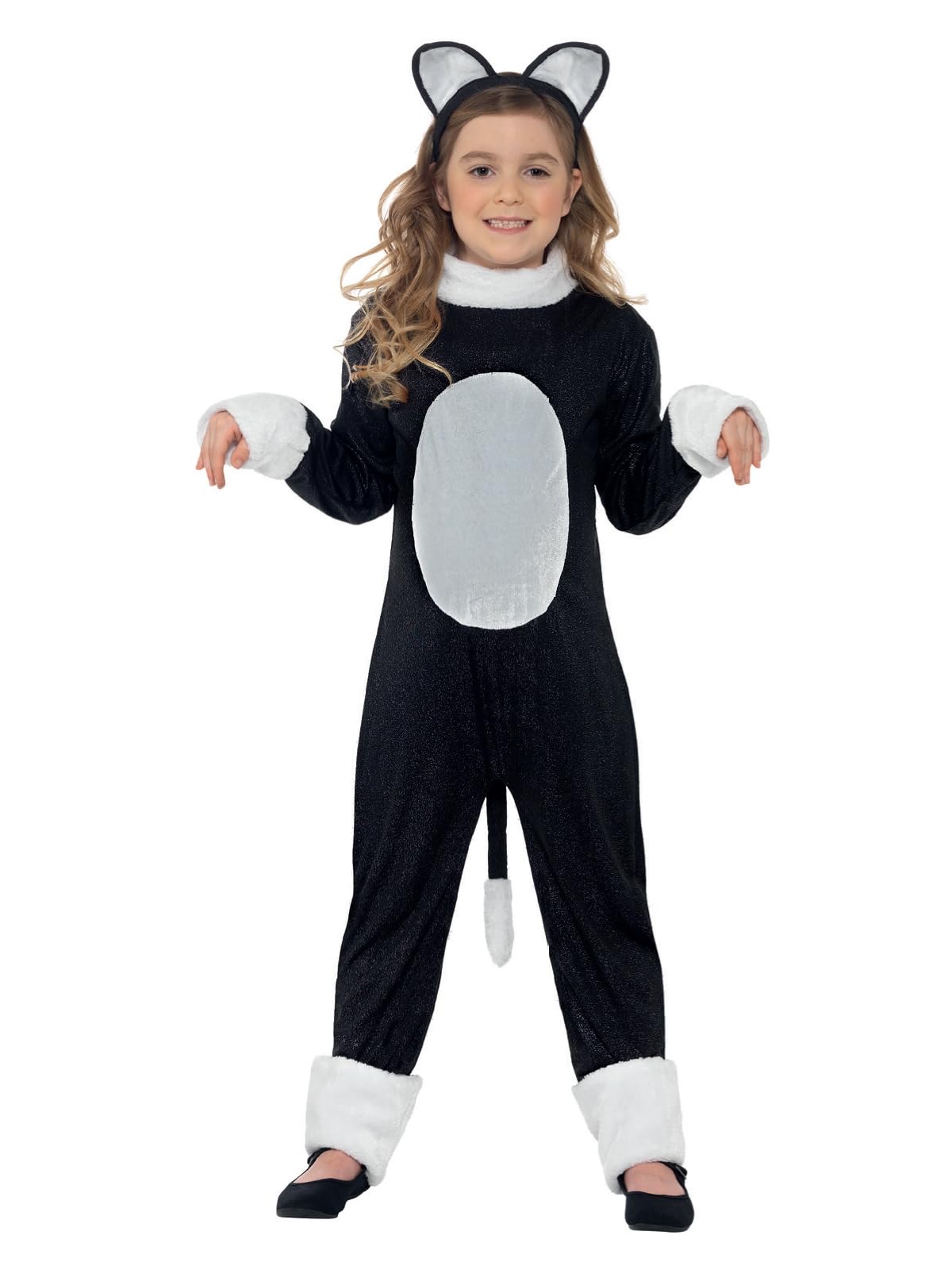 Smiffys Cool Cat Costume, Black Halloween und Karneval