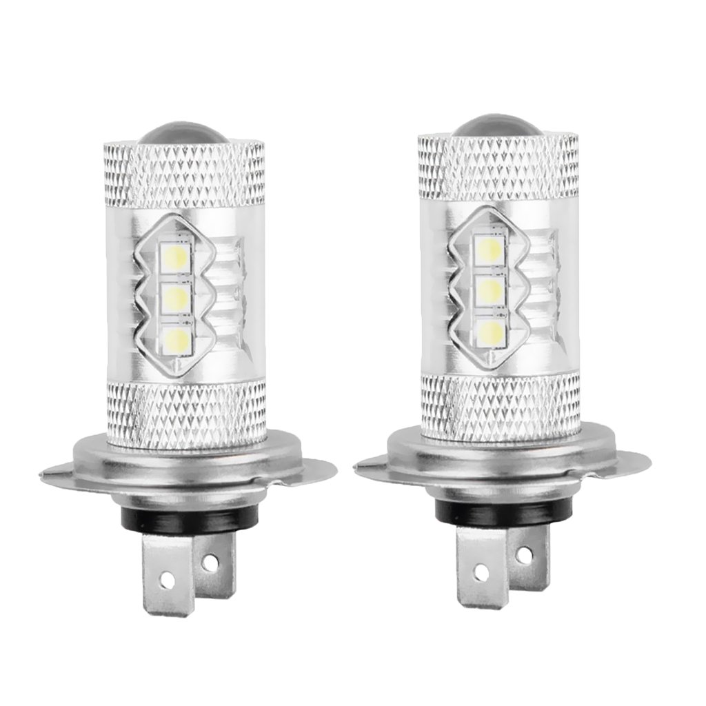 2PCS High Power H7 80W Daytime Running LED Lights For Hyundai Genesis Sonata