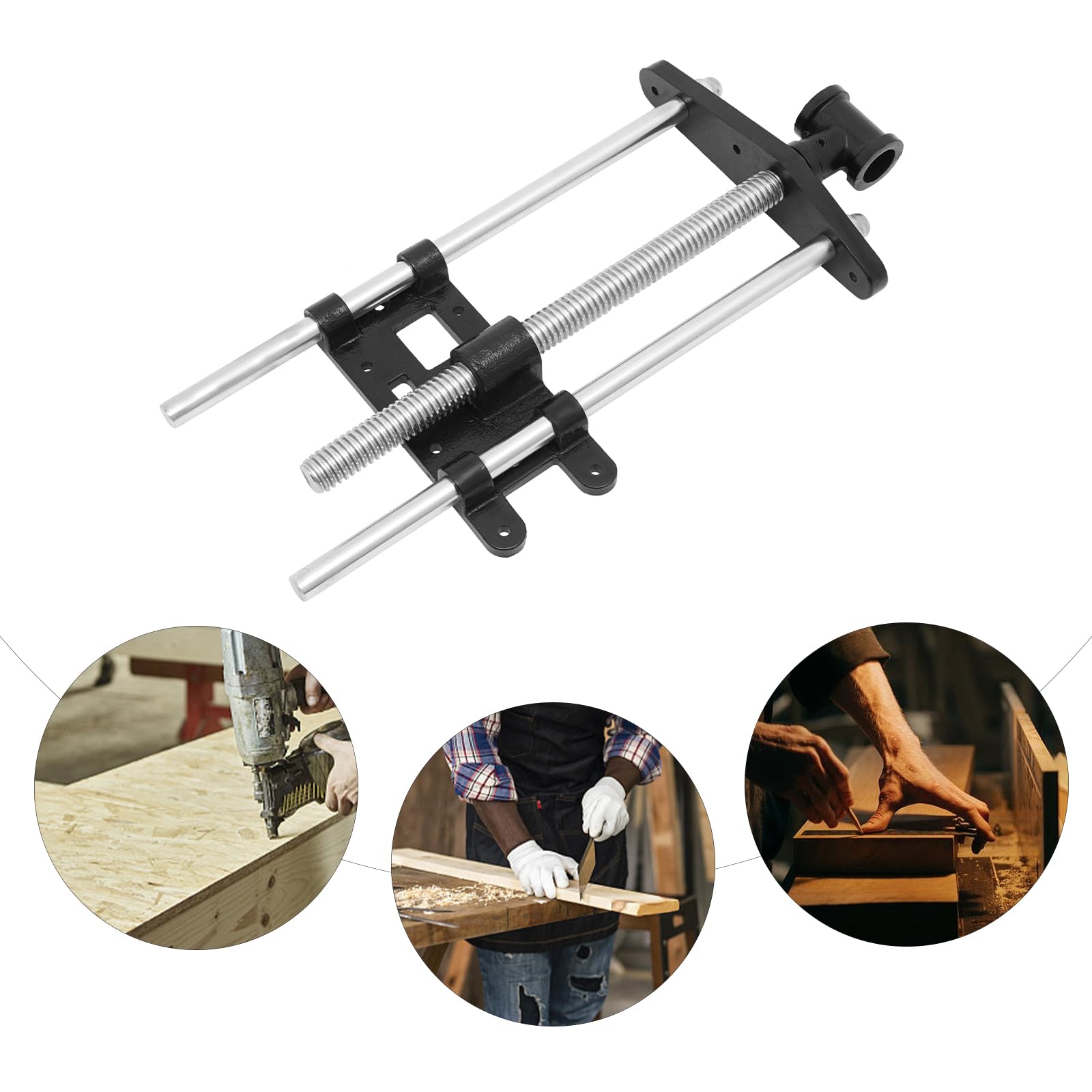 Pinza anteriore per pialla, morsa in legno, morsetto, 26 cm, pinza anteriore per ingegneria meccanica e saldatura, fissaggio di pezzi