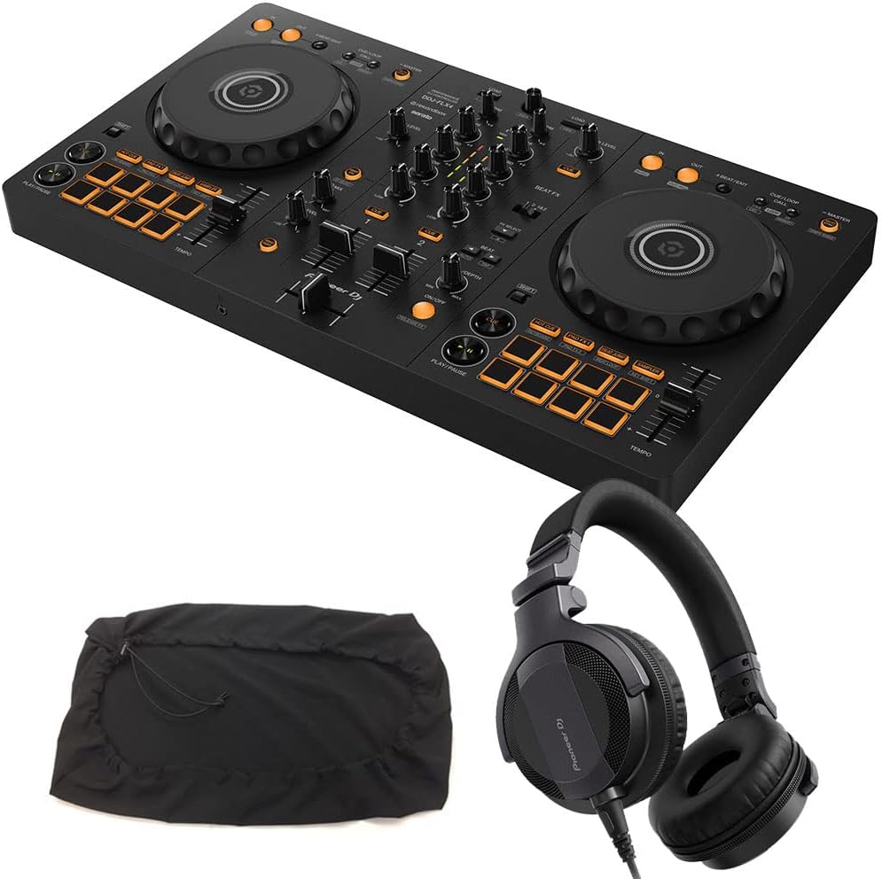 Pioneer ストア DJコントローラー DDJ-FLX4 + ヘッドホン HDJ-CUE1 +