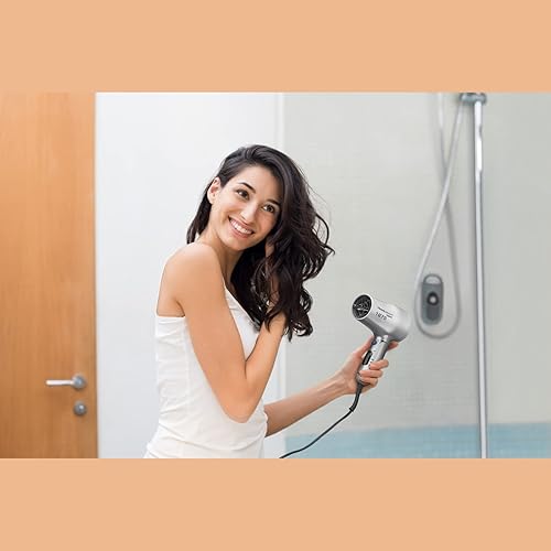 Miniatura 5 de Conair Secador de pelo compacto de doble voltaje de 1875 vatios con mango plegable, gris