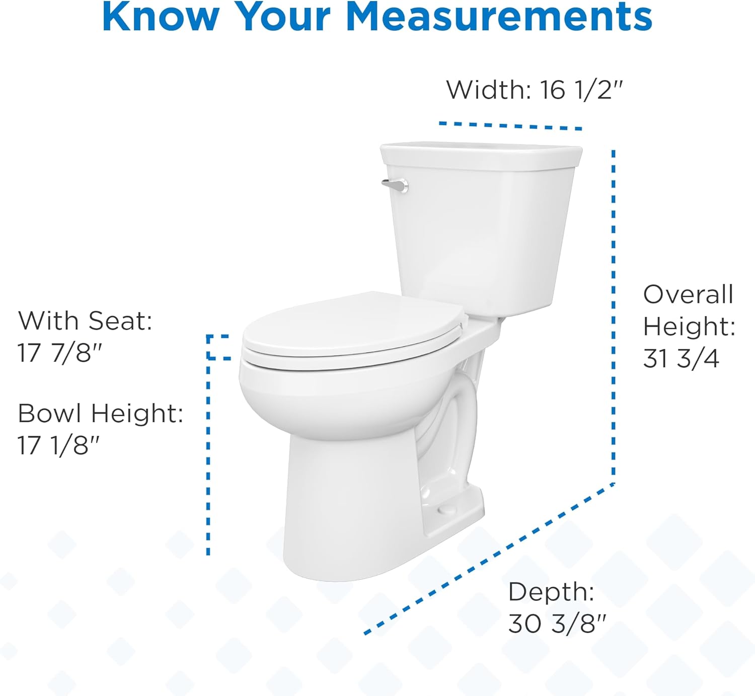 Gerber Viper Select Ultra-High Efficiency .8 GPF Two-Piece Toilet with 12-in Rough-in, ADA Compliant Chair Height, Soft-Close Seat and Install Kit with Wax Ring Included, White, GRS48251E