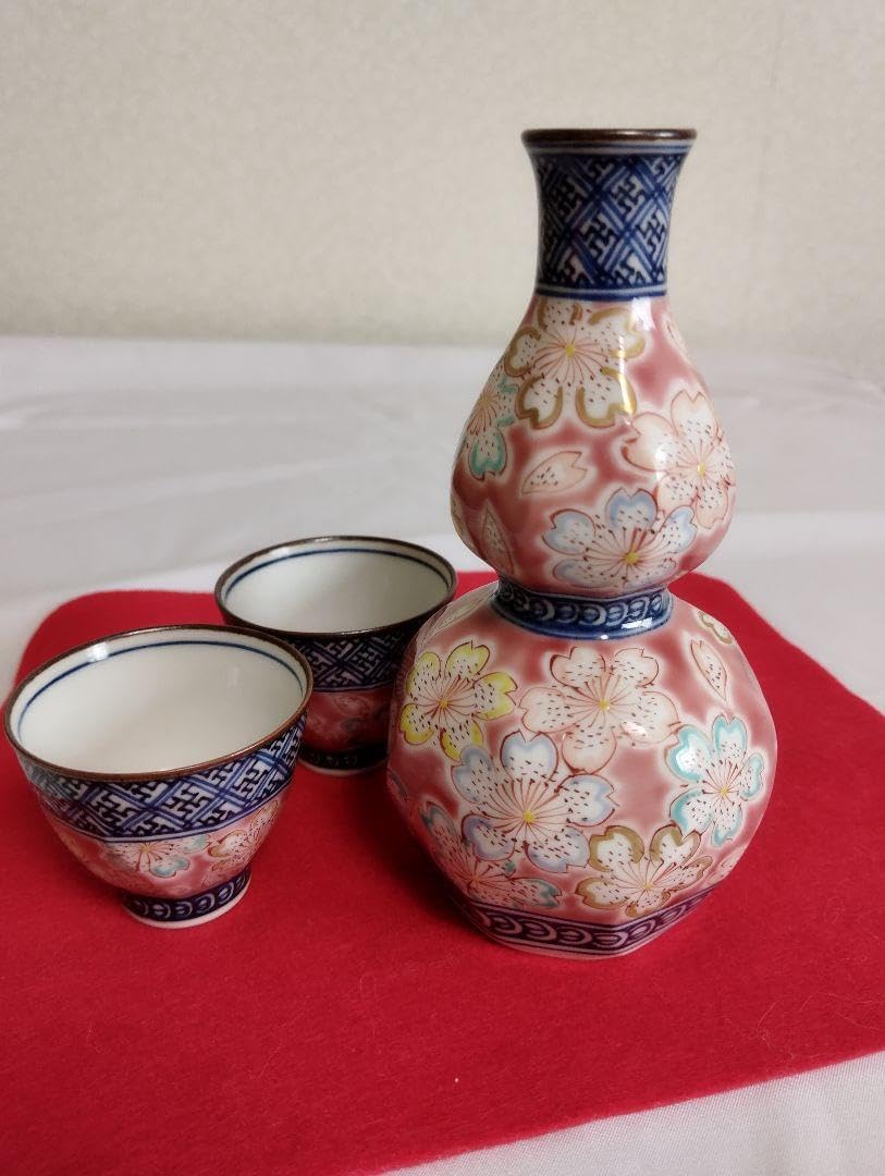 てっさい堂 猪口 古伊万里 染付 シルバー セット B (トレイ含まず) 古