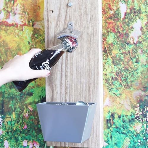 Haiicen 3Pcs Silver Stainless Steel Beer Bottle Opener Wall Mounted Bottle Cap Opener For Kitchen Home Bar Gifts #TOP2