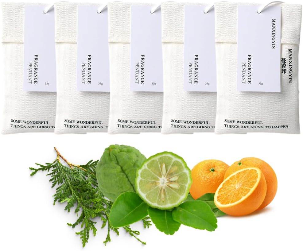 5 sachets perfumados para armarios y cajones Bergamot miniatura 1