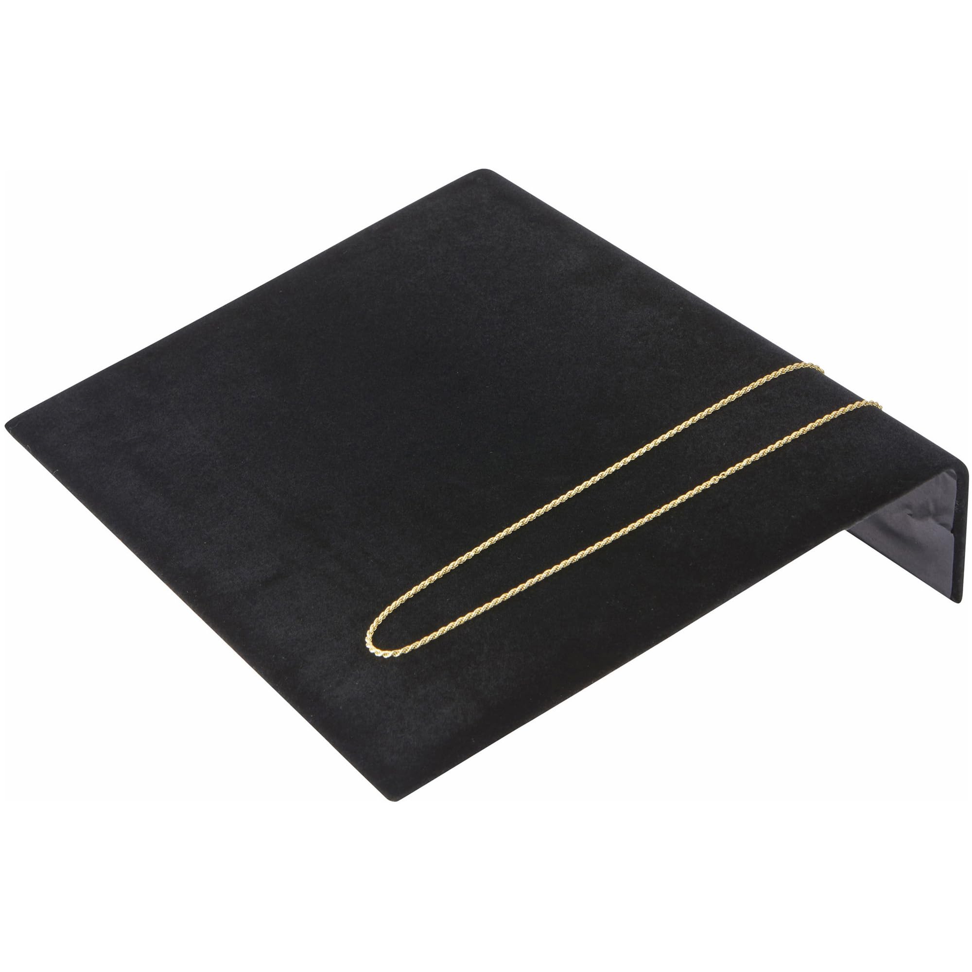 Plymor Armband-Rampenständer aus Samt, 26 cm B x 21 cm T x 4,8 cm H
