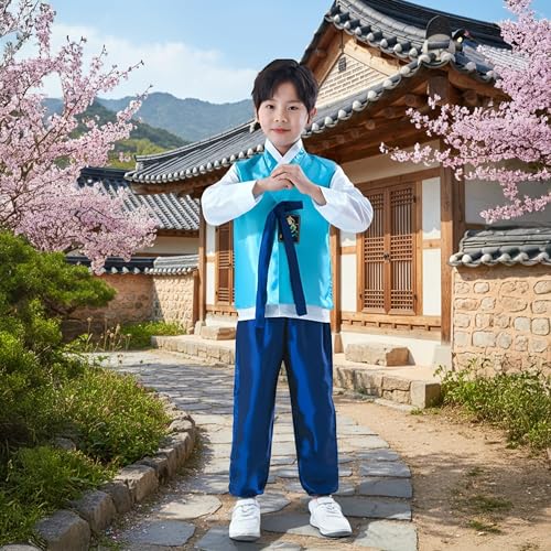 Disfraz Tradicional Coreano para Niño miniatura 5