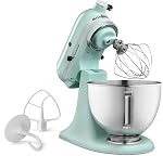 KitchenAid Ultra Puissance Plus Series Mélangeur à tête incrustée 4,5-quart, glace, KSM96IC