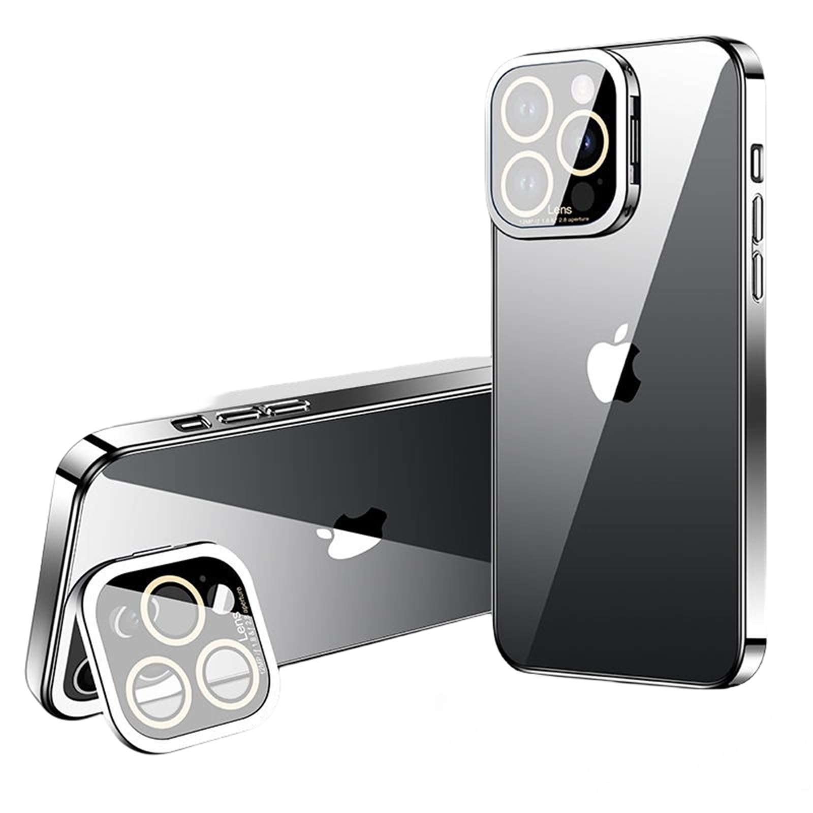 Coque iPhone 15 Plus MagSafe antichoc transparente protection caméra 9H - 8