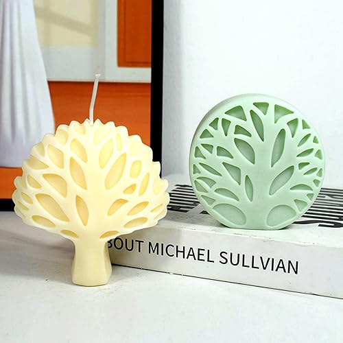 Miniatura 7 de Moldes de vela de silicona, moldes de silicona 3D para hacer velas, moldes de silicona abstractos simples para fundición de resina epoxi, jabón