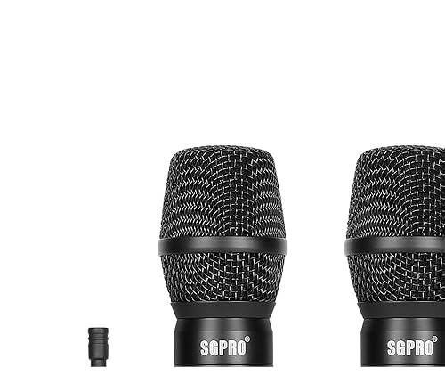 Amazon.com: SGPRO Dual Wireless Microphone System - Metal Handheld