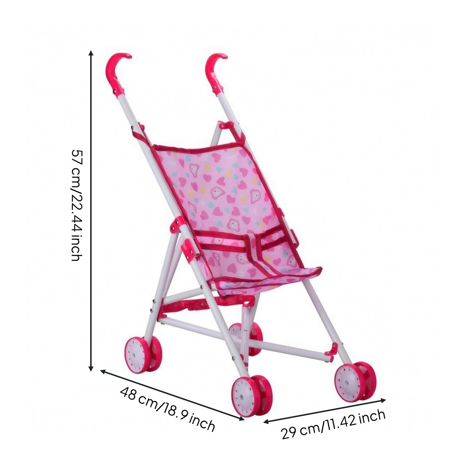 predolo Psste Ppée Cadre en Métal Pliable Psste Ppée Pliante Solide J pr Enfants, Poussette Bébé Hld17b