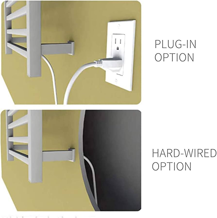 Amazon.co.jp: タオルウォーマー、壁掛け式電気タオル乾燥ラック、304
