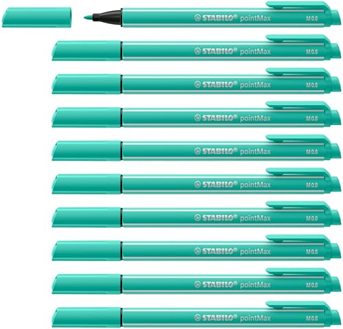 Image of STABILO pointMax Nylon Tip Pen - Assorted Colours (Pack of 12) Pack of 10