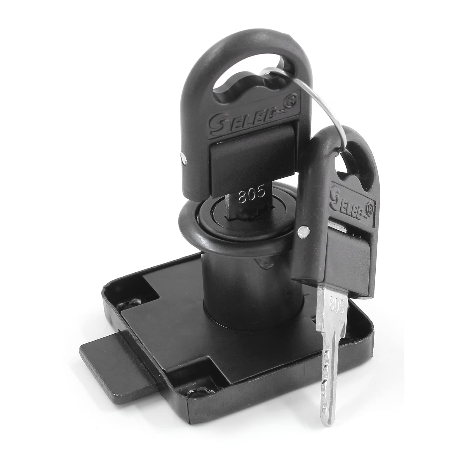 BokWin Lot De 4 Verrous De Tiroir D'armoire, De Boîte Aux Lettres, Serrures De Porte De Bureau, D'armoire, Casier D'armoire En Alliage De Zinc, Serrures De Tiroir De Bureau Avec 8 Clés