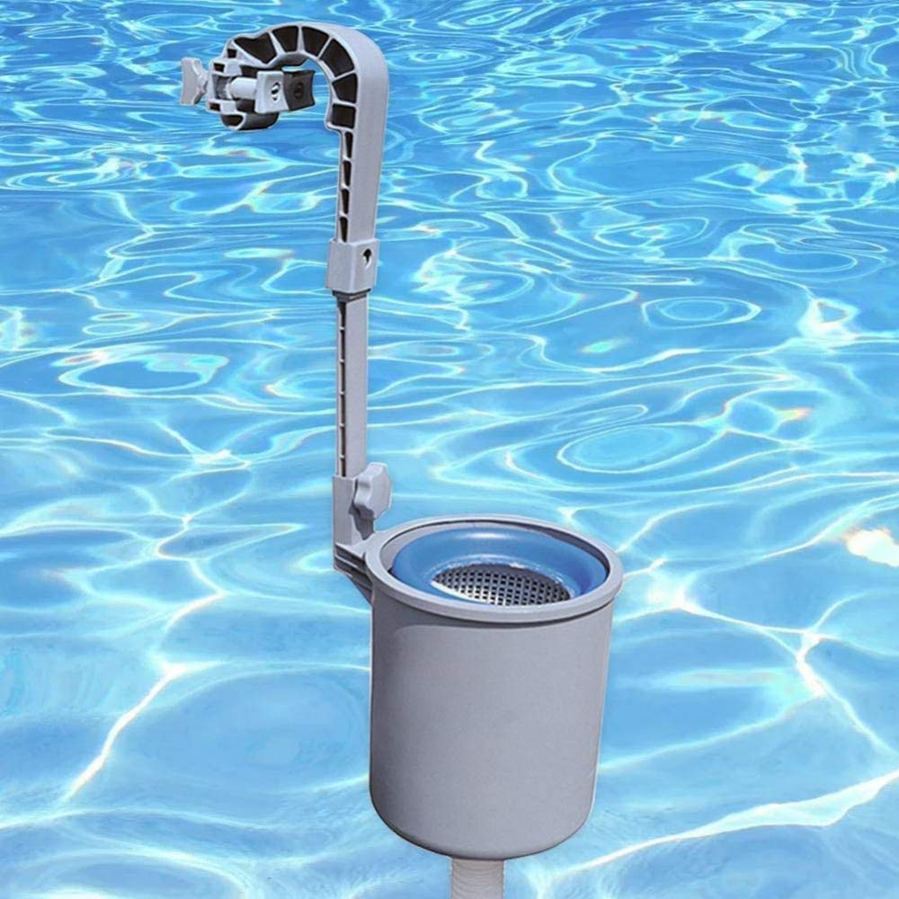 zaizai Skimmer Piscina, Skimmer Superficie Piscina, Supporto a Parete Skimmer Superficie Piscina Skimmer Automatico per la Manutenzione Quotidiana della Piscina