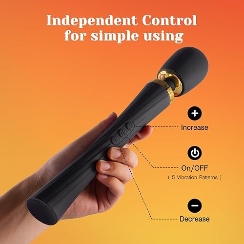 Miniatura 6 de Vibrador Tracy's Dog – Varita Inalámbrica de Alta Potencia para Mujeres, Juguetes Sexuales para Adultos Silenciosos y Resistente al Agua para