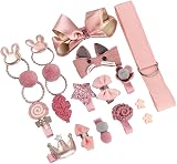 Juego de 18 Accesorios para el Pelo de Yorkshire, Accesorios para el Pelo con Lazos para Perros, Mini Coronas, Pinzas para el Pelo, Cinta para el Pelo para Gatos pequeños, Cachorros, Mascotas