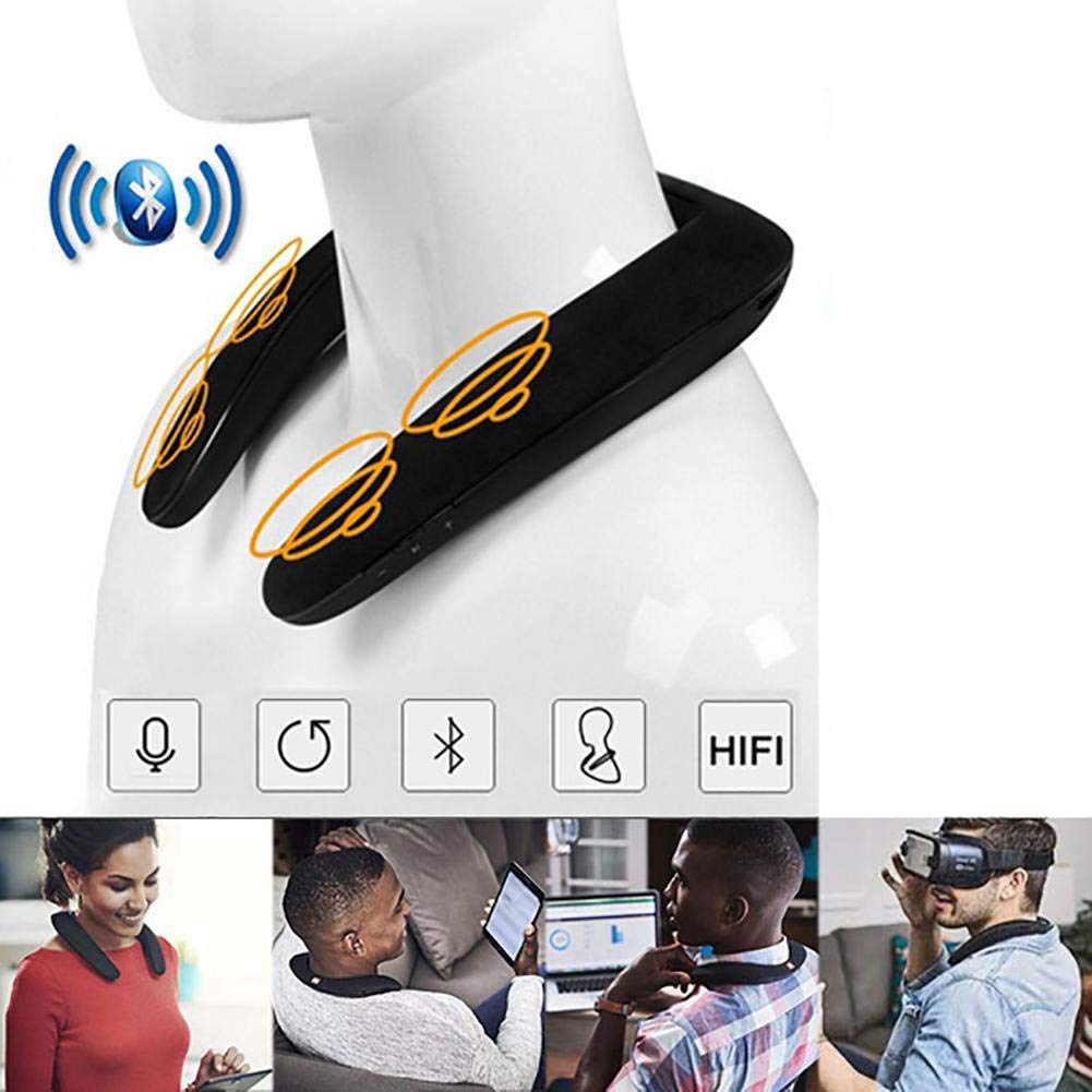 Acquista Auricolari Bluetooth 5.2 senza fili con archetto da collo
