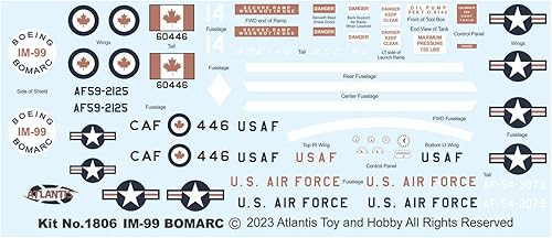 Miniatura 2 de Atlantis Modelo ATLAMCH1806 1/56 IM-99 Bomark Missile Plastic Model