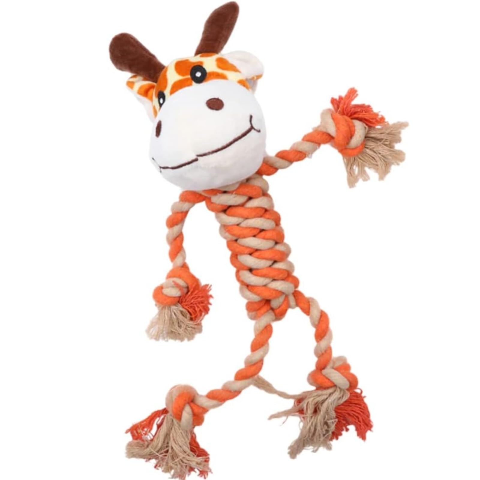 emily pets Plush Dog Toys Animal Toys Soft Toys Chewer Teething Toys Dog Teething Plush Pet Woven Toy Pet Cotton Rope Toy Dog Cotton Rope Toy Puppy Pet Supplies Molar Plushes (Orange) (B0CK4W6GX9) Amazon Price History, Amazon Price Tracker