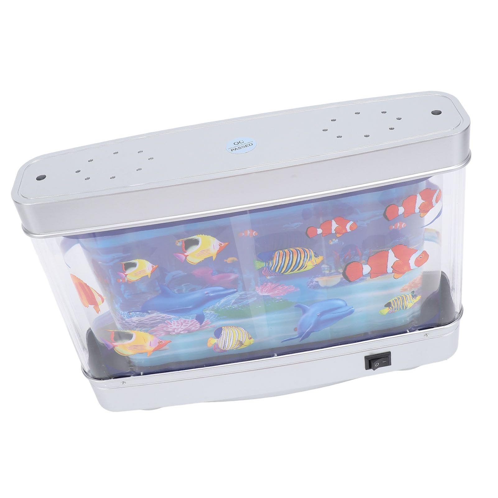 Mini-Lampe für Aquarien, bewegliches Fisch-Nachtlicht für Kinder und Babys, dekorative sensorische Lampe mit USB-Stromversorgung