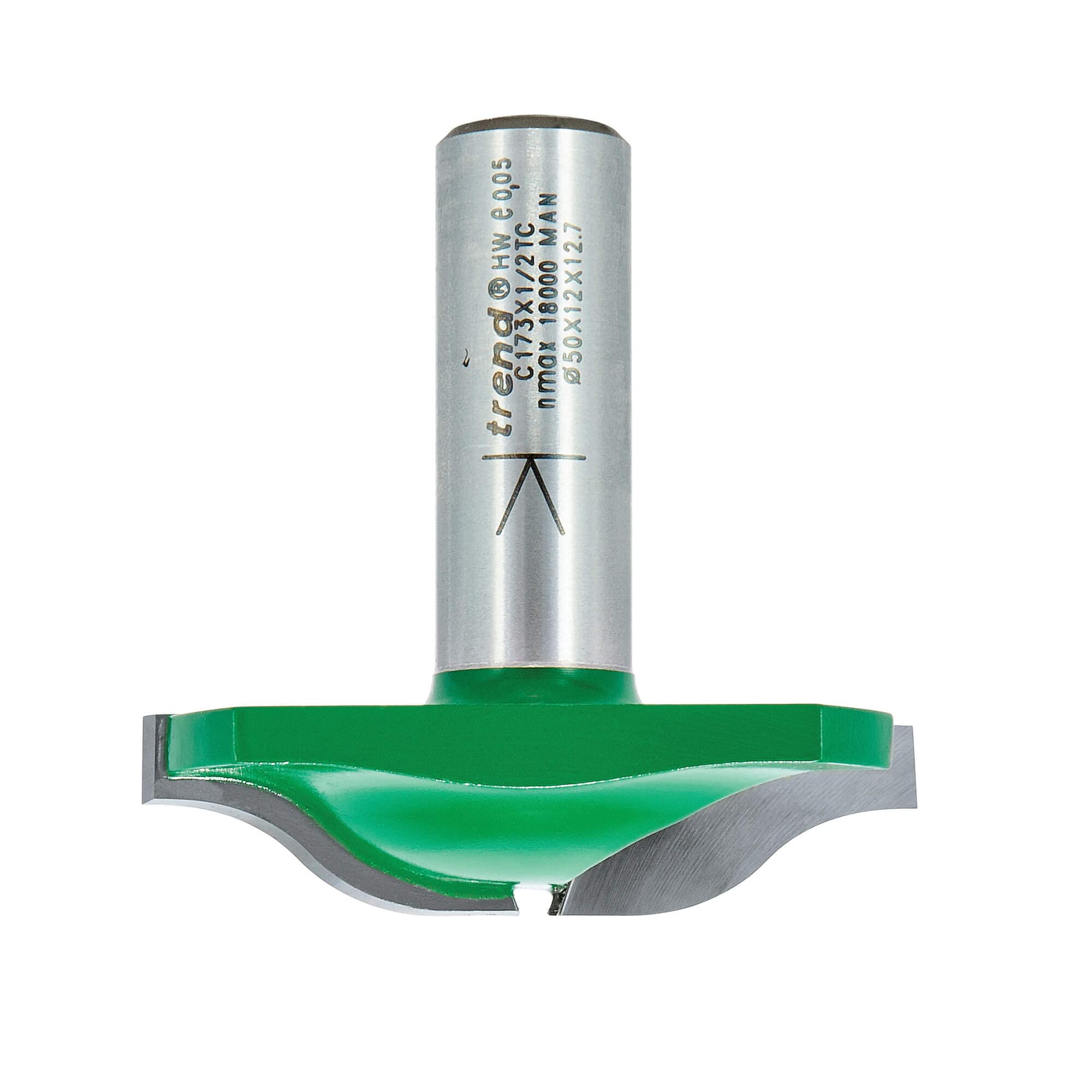 Trend CraftPro zestaw frezów Ogee do drzwi panelowych, trzpień 12 mm | Zawiera frezy Ogee do drzwi panelowych, trzpień 12 mm, z ostrzami z węglika, CR/PDS1X12MMTC