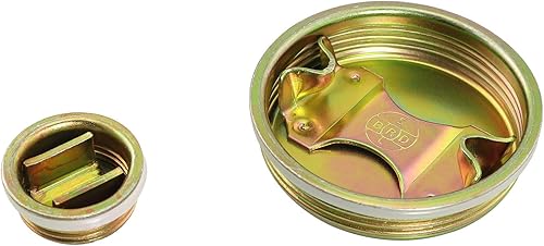 Miniatura 3 de Steel Bung Plug RLECS - 4 tapones de tambor de acero de 2 pulgadas y 34 pulgadas para barril de 55 galones, cubierta de sellado