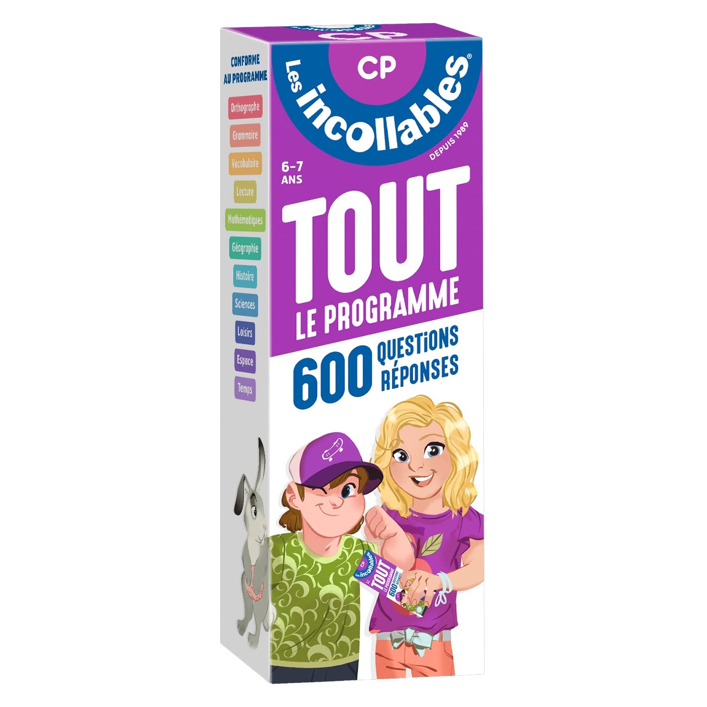 Les incollables - Tout le programme du CP - 6/7 ans: 600 questions réponses pour réviser en 2 éventails