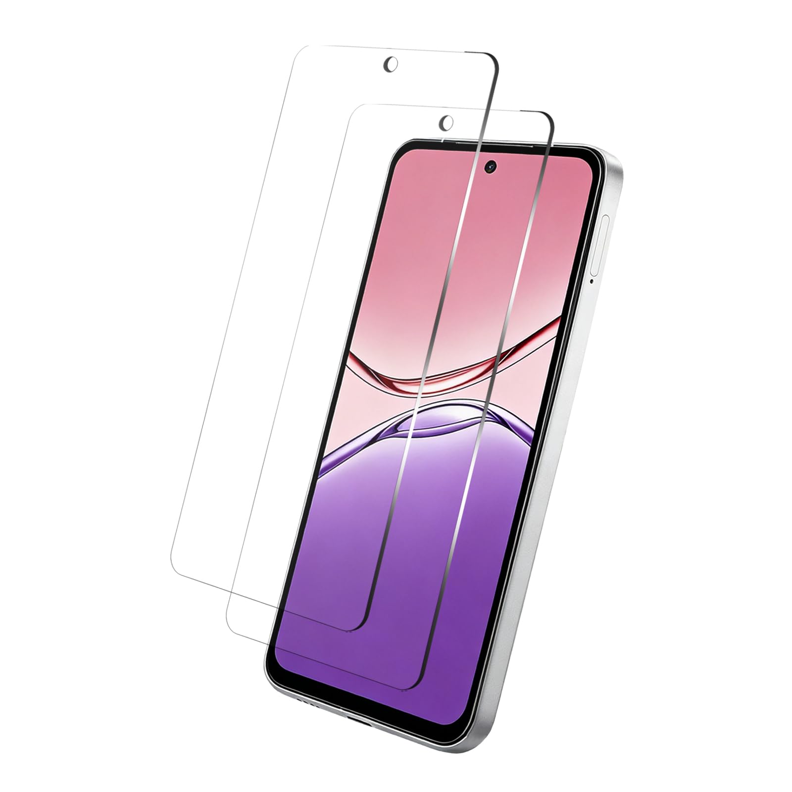 Amazon | 【2 枚セット】FOR OPPO A5X 用のガラスフィルム 全面保護
