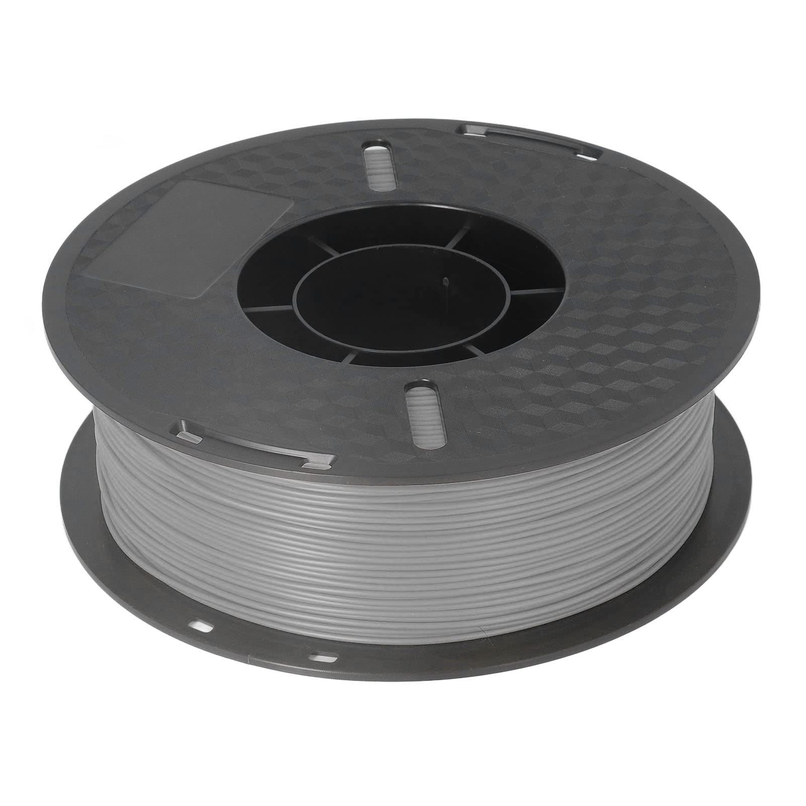 Wakects Filament PLA 1,75 Mm, Szpula do Drukarki 3D 1 Kg, dokładność ± 0,02 Mm, Uszczelnienie Próżniowe, Druk w Temperaturze od 374 do 410°F dla Hobbystów Zajmujących się Prototypowaniem FDM (SILVER)