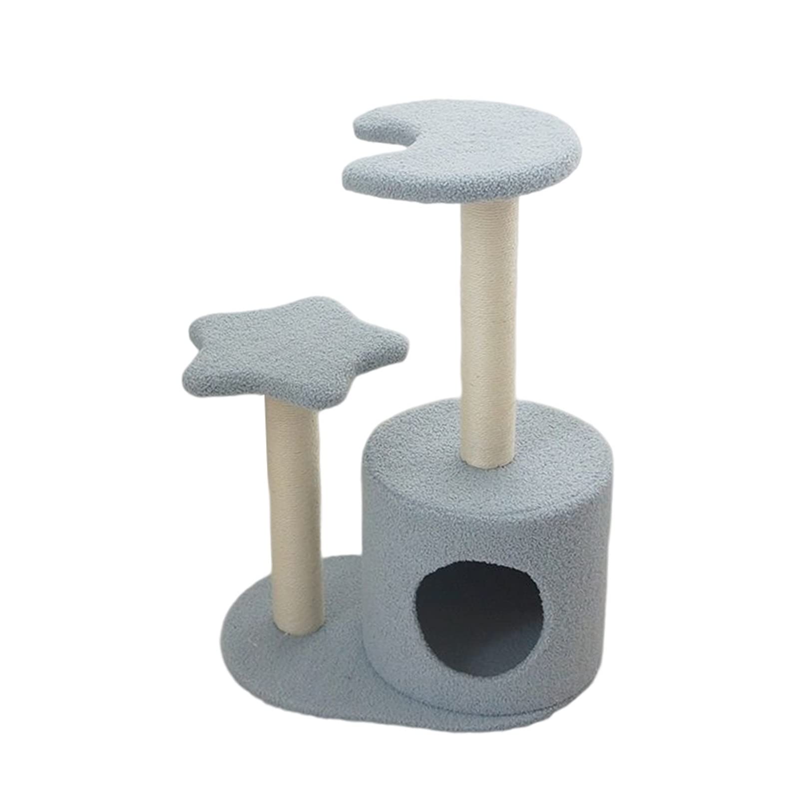 Centro de Actividades para Gatos Gato Villa Gato Marco de Escalada Arena for Gatos árbol una Pieza rascador Columna pequeño Juguete con Plataforma Salto