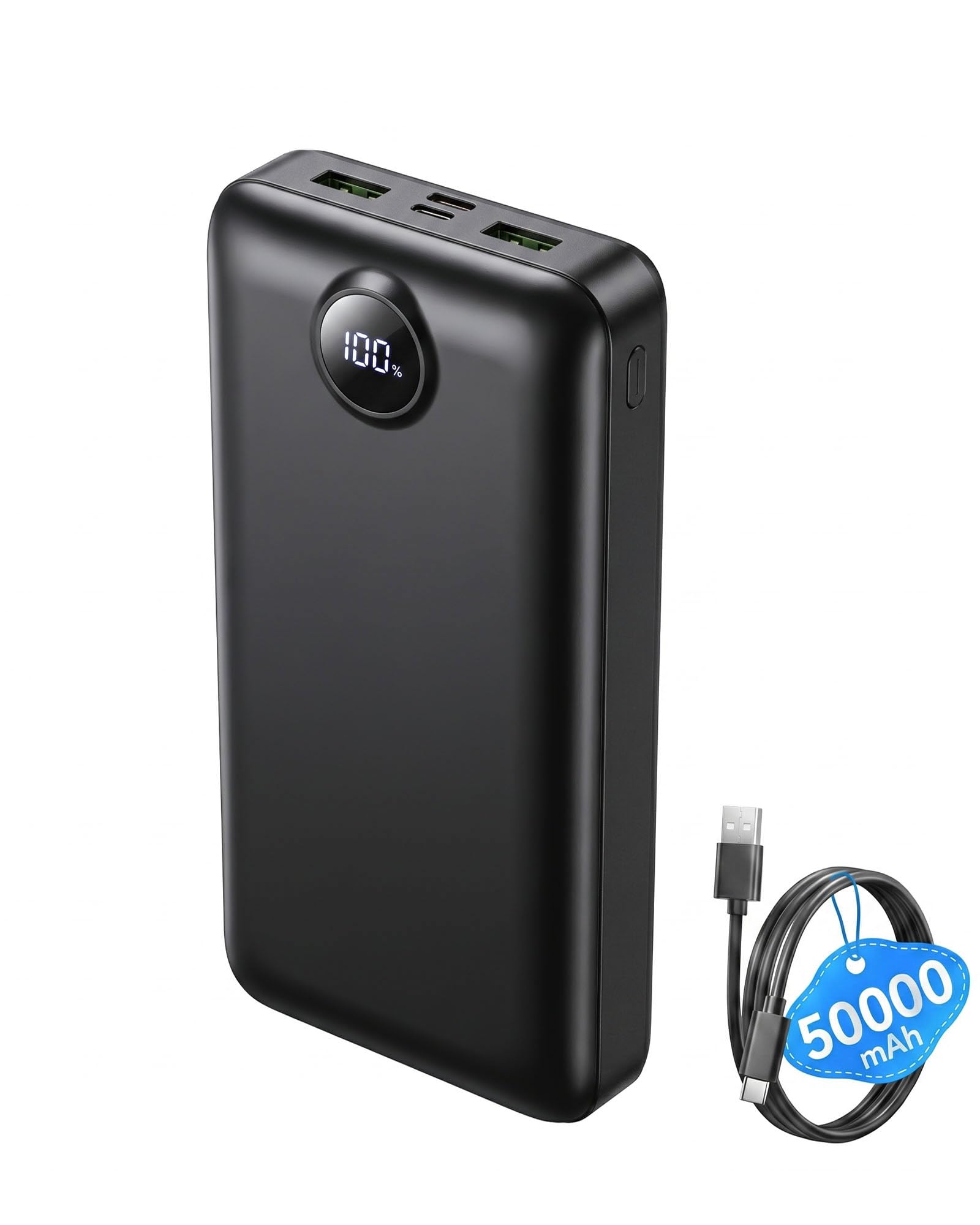 Portable Charger Power Bank 50000mAh Fast Charging External Battery Pack | 22.5W USB C Portable Phone Charger Travel Camping Essentials Battery Pack...