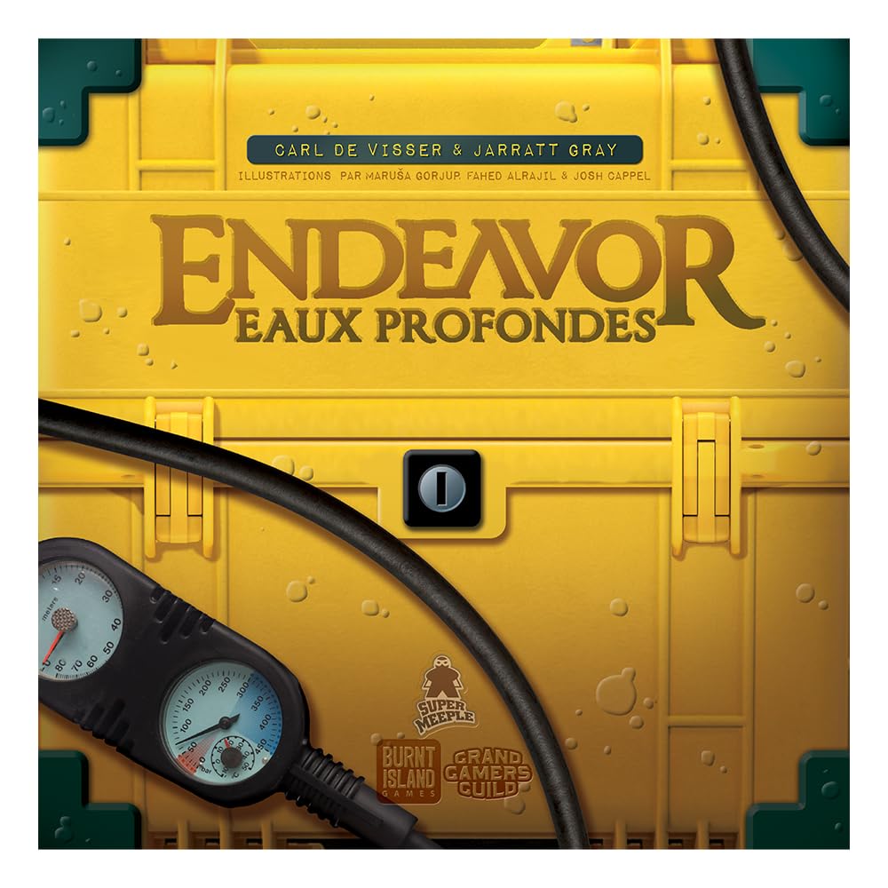 Super Meeple - Endeavor – Eaux Profondes – Jeu de société – Version Française - 1 à 4 joueurs - A partir de 14 ans