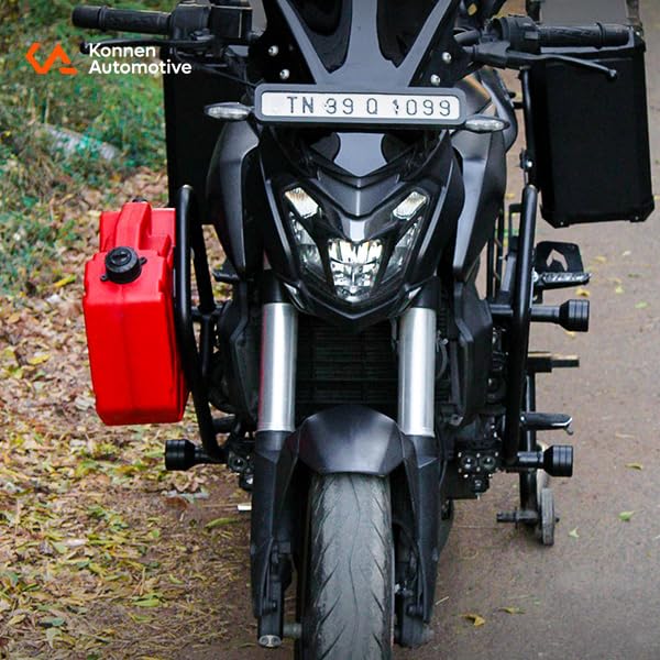 Image of Premium Crash Guard with Sliders for Bajaj Dominar 250 /400 (Black) (Set of 1) (Adventure)