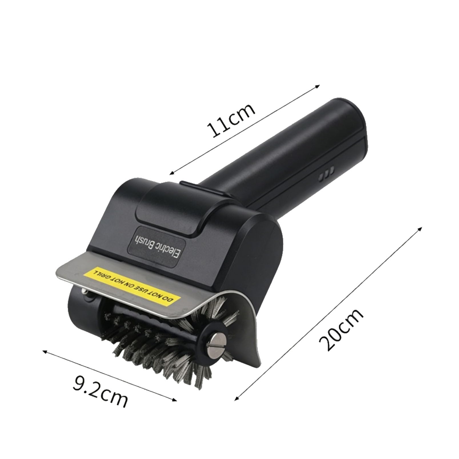 Cepillo Eléctrico para Parrilla, Limpiador Recargable, Cabezal de Acero Inoxidable 304, 700Rpm, Batería 2000Mah, Limpiador de Parrilla Exterior para Barbacoas, Parrillas Exteriores