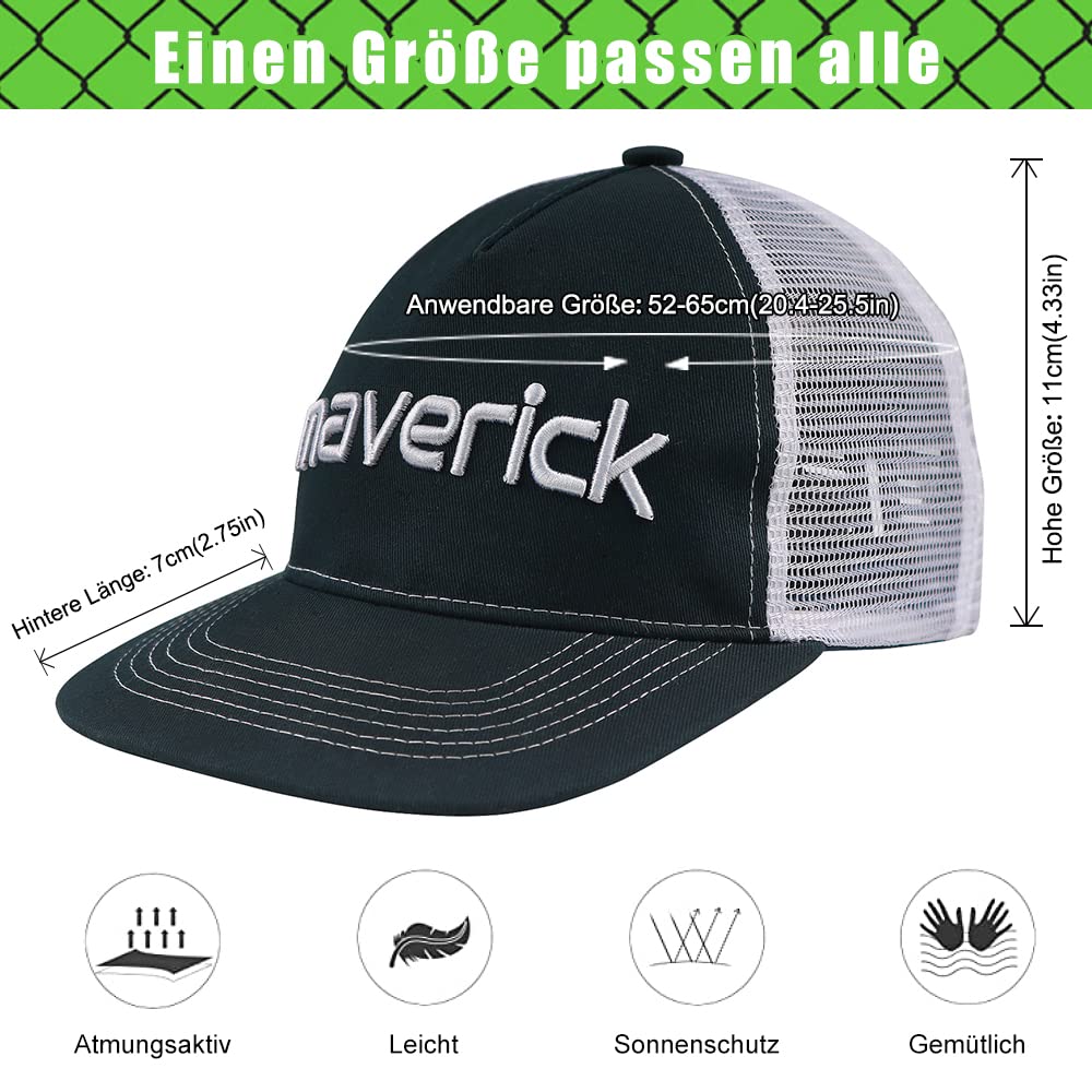 GREEN DEVIL Maverick-Air Series Casquette de sécurité avec Coque Rigide en ABS Anti-Choc légère et Respirante Style Baseball