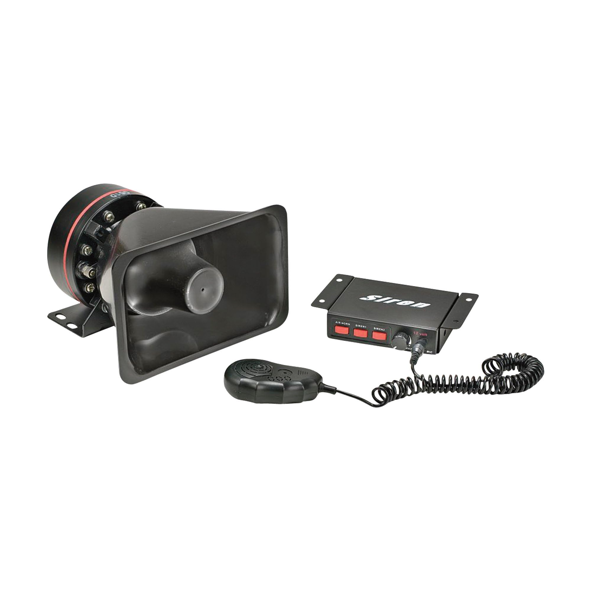 Wolo 4000 Alert 12-Volt/50-Watt Electronic Siren and PA System