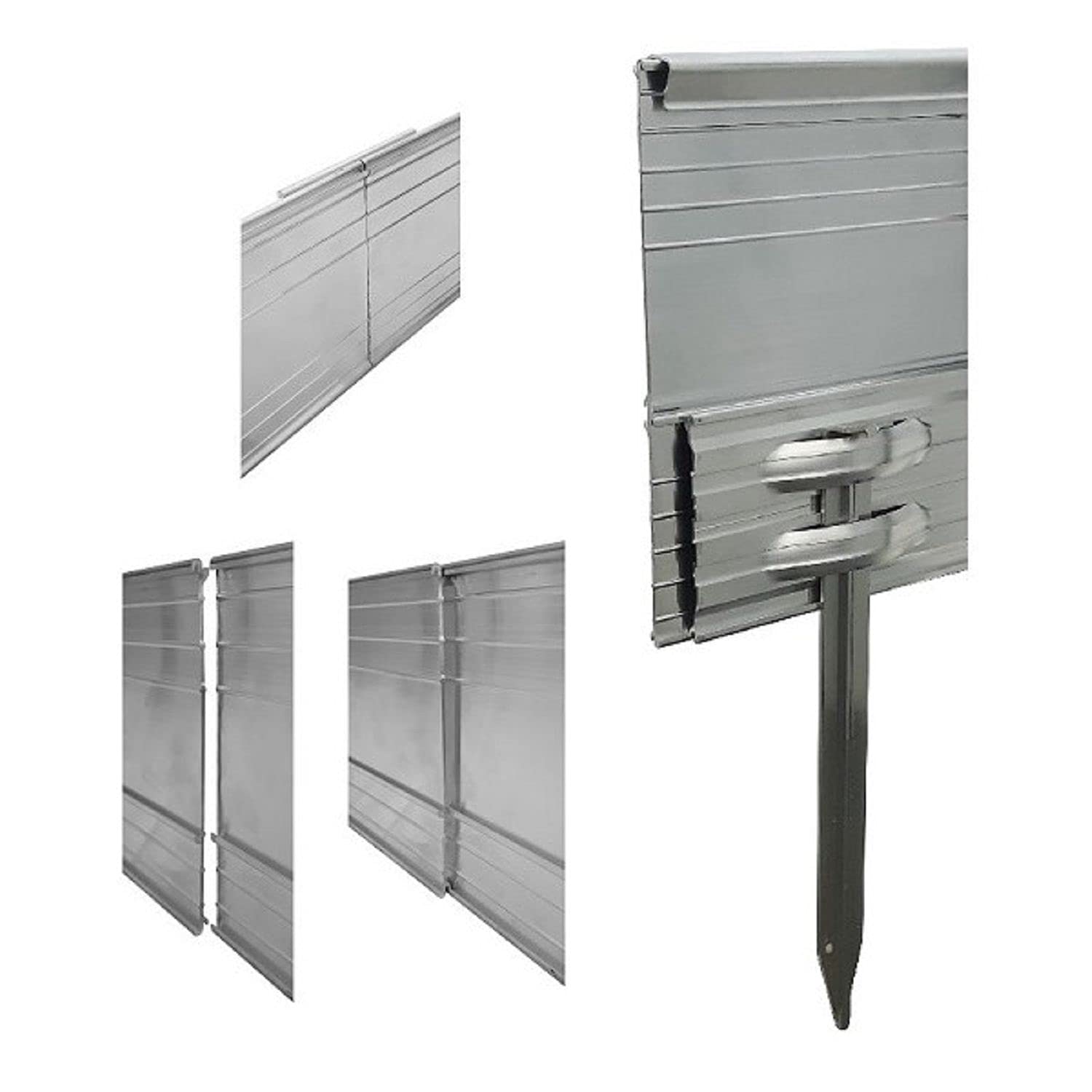 Palisada ogrodowa Wysokość: 10-14-24 cm, Długość: 1-30 m | Obrzeże trawnikowe