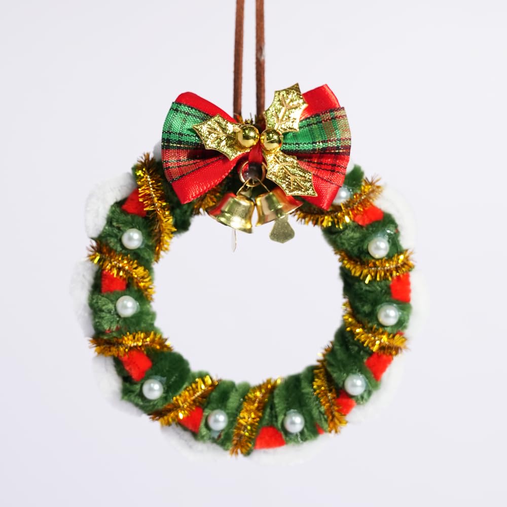 Handmade Christmas Wreath Ornament