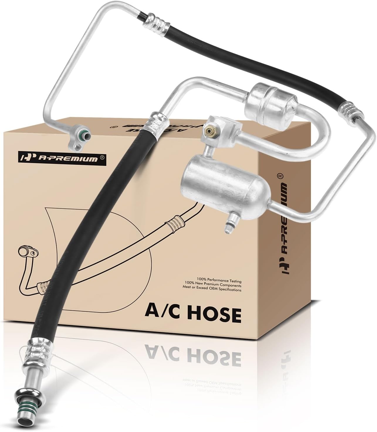 A-Premium A/C Suction Hose & Discharge Line Hose Assembly Compatible with Ford Taurus & Mercury Sable, 1997 1998 1999, 3.0L