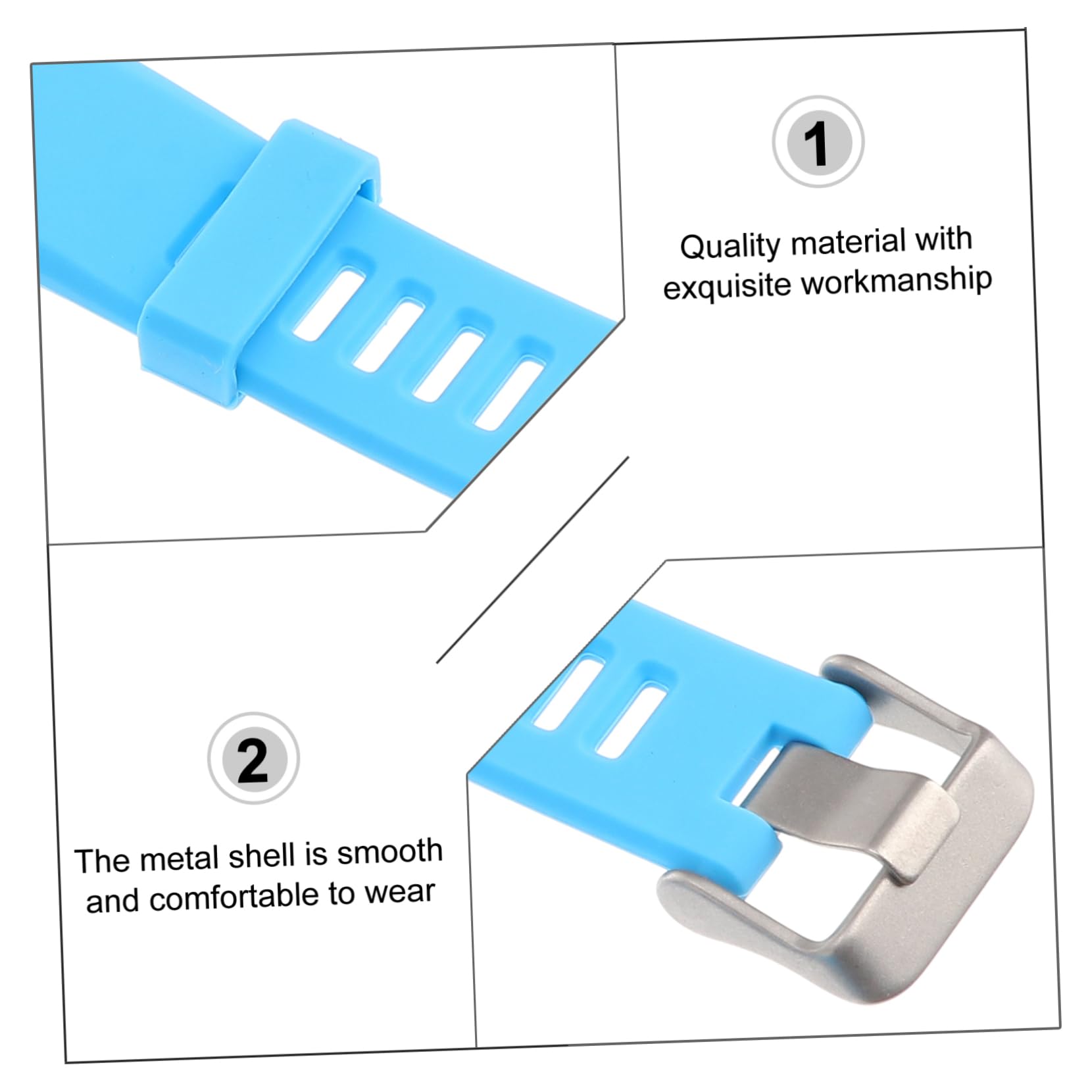 Correa De Silicona Banda De Goma De Silicona Bandas Señoras Relojes Inteligentes Pulsera De Silicona Deporte Correa De Reloj Pulseras De Silicona Ejercicio Reemplazar Muñequera