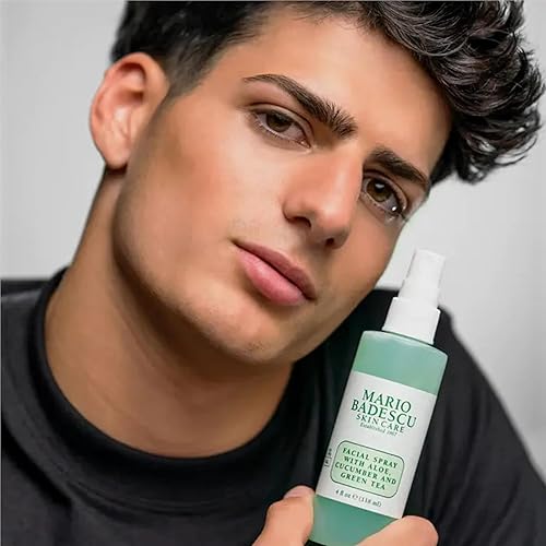 Miniatura 10 de Mario Badescu Facial Spray with Aloe Cucumber and Green Tea for All Skin Types  Face Mist that Hydrates  Invigorates