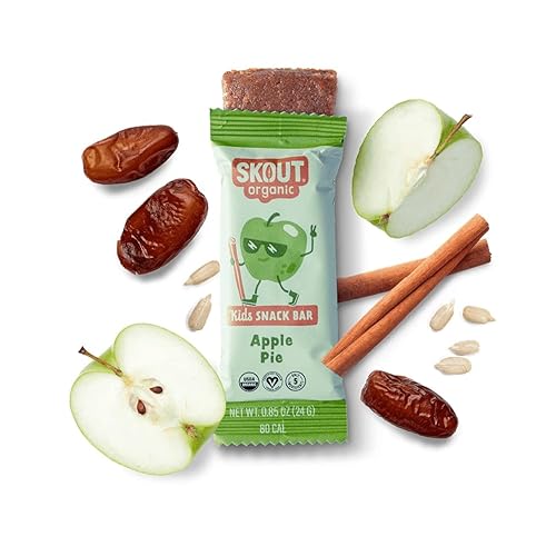 Miniatura 8 de Skout Organic Apple Pie - Barras de aperitivos para niños (paquete de 18)  Barras orgánicas para niños  Snacks escolares y aperitivos para el