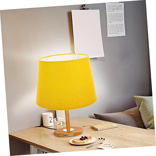 Miniatura 5 de Pantalla de tela de lino para lámpara de pie, pantalla de repuesto E27E14, clip de barril de tela en la pantalla de transición, tapa dura, cubierta